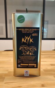 5 Lt YEMEKLİK Naturel Birinci Zeytinyağı Erken Hasat Soğuk Sıkım-Tek Bahçe
