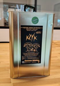 18 Lt YEMEKLİK Naturel Birinci Zeytinyağı Erken Hasat Soğuk Sıkım-Tek Bahçe